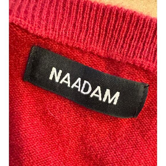 NAADAM Original 100% Cashmere Pullover Crewneck Sweater Holidays Size M - Picture 4 of 6